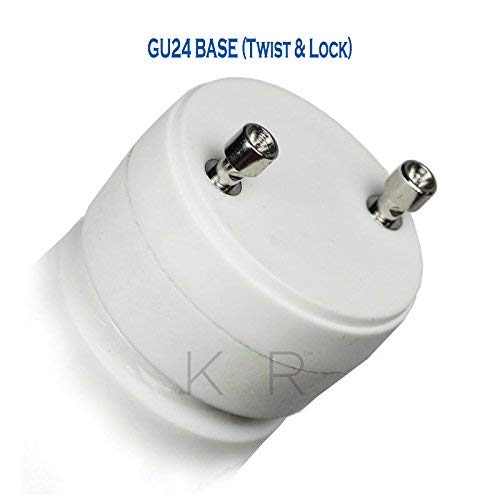 Kor (Pack Of 4) 23 Watt Mini Spiral - Gu24 Base - (100W Equivalent) - T2 Mini-Twist - Cfl Light Bulb (Neutral White (3500K))