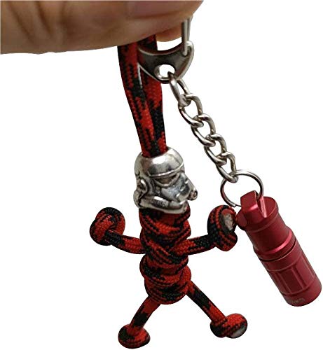 Nitefox Super Mini Keychain Flashlight, Aluminum Edc Torch, Red, Model E1
