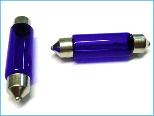 Carall Car Halogen Bulbs T11 C10W 41Mm Sv8.5 12V 10W Super White - Xenon Effect, Low/High Beam, Fog Light Replacement