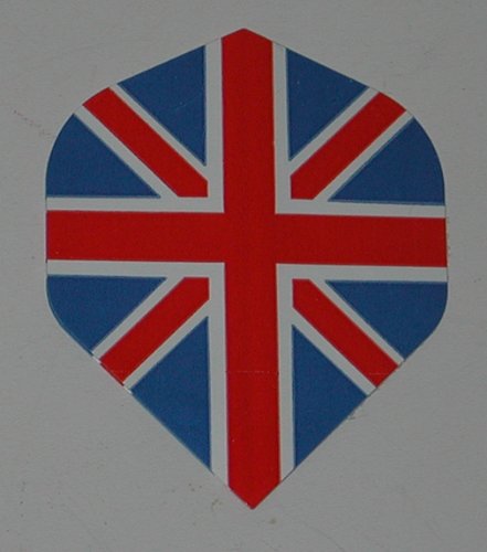 Us Darts - 5 Sets (15 Flights) - Union Jack England - Standard Dart Flights
