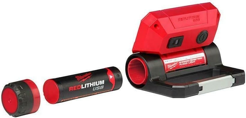 Milwaukee 2114-21 USB Rechargeable Rover Pivo Light, Colorless, Multiple Material