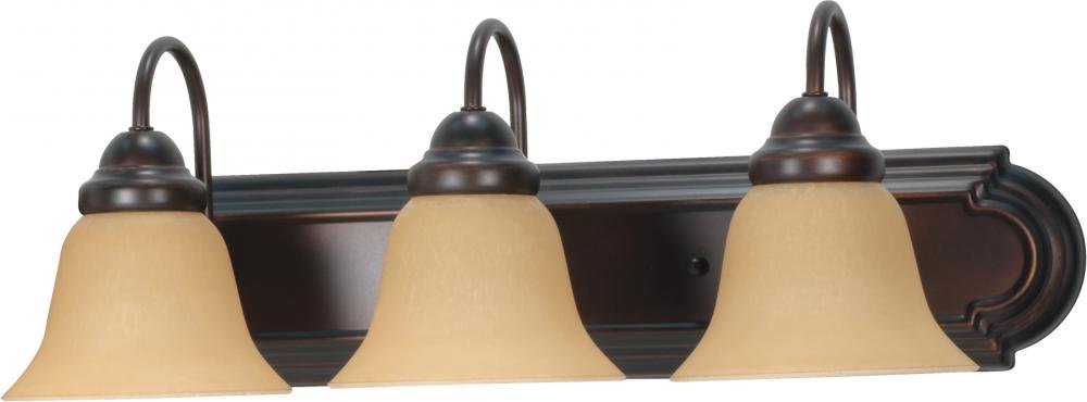 Nuvo Lighting 60/1265 Traditional Three Light Vanity From Ballerina Collection In Bronze/Dark Finish