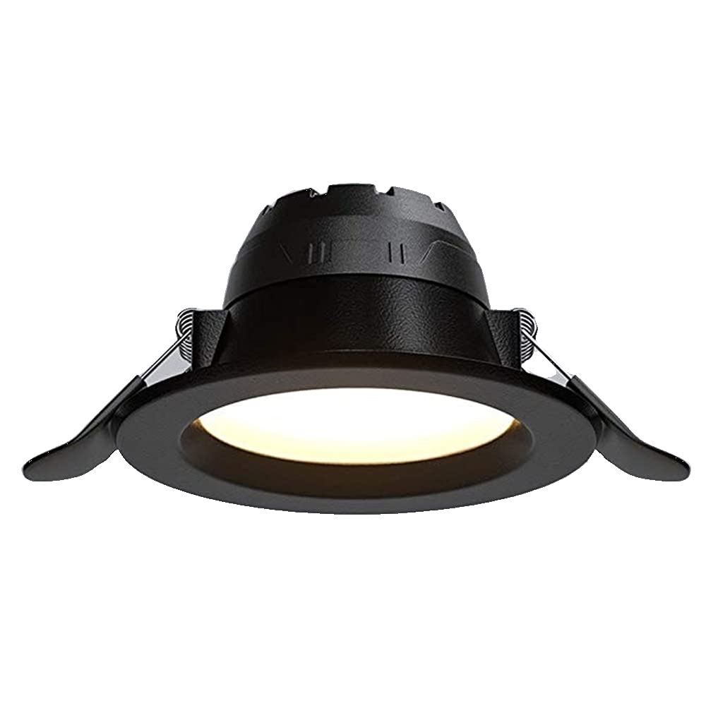 OZZKI Recessed Commercial Black Simple 5W/7W/12W/15W/18W Embedded Aluminum Grille Highlight Downlight Recessed Show LED Ceiling 
