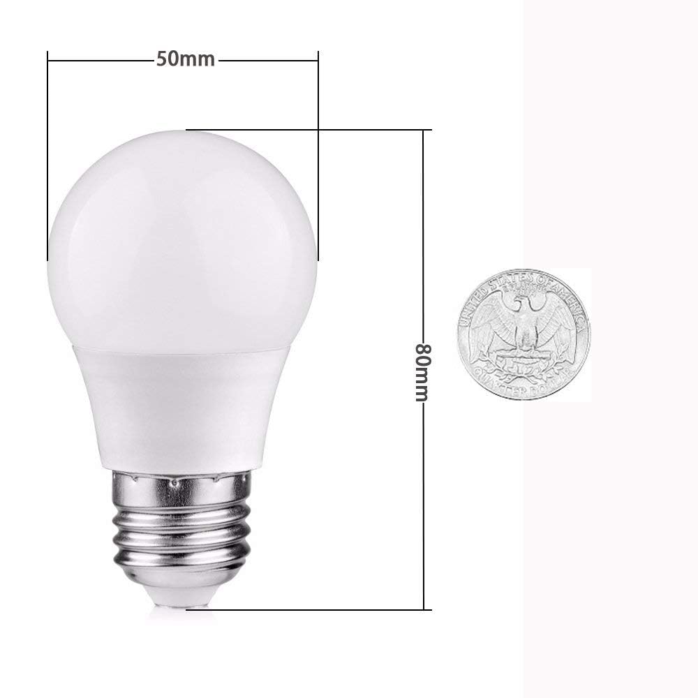 KONPWAY 12V Low Voltage LED Light Bulbs - Neutral 3W, Pack of 6, Ideal for 12-36V Applications, Durable Plastic Construction