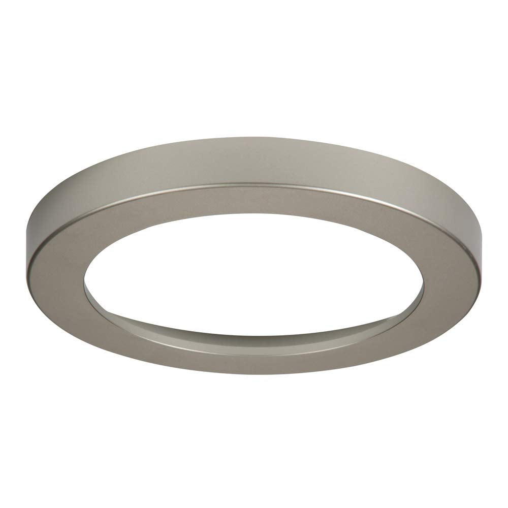 HALO 4 in. Round SMD Designer Trim, Satin Nickel