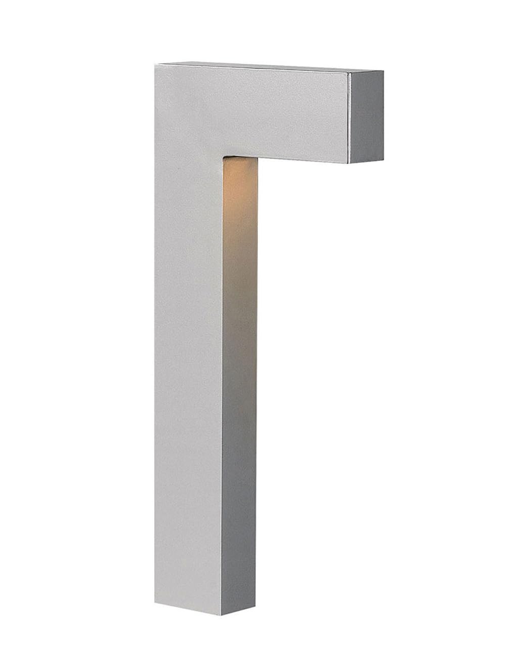 Hinkley Atlantis 15014TT-LL Small LED Low Voltage Landscape Pathway Light, 12v, Dimmable, Aluminum, Titanium