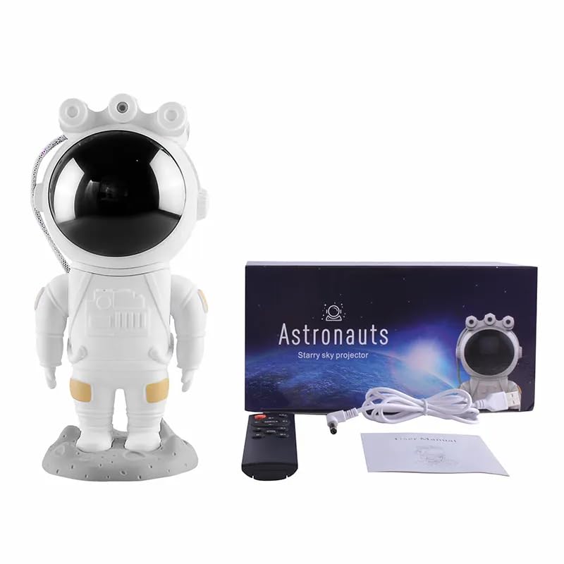 Gohfeoeo Star Projector Galaxy Night Light With Timer And Remote Control -360?Otation Magnetic Head, Astronaut Projector,Gift Fo