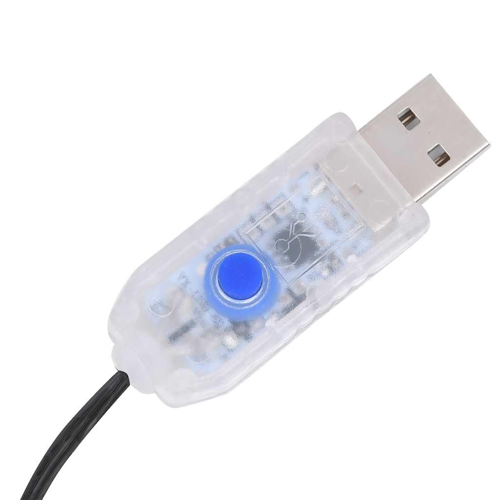 vidaXL LED Rope Lights - Warm White, USB-Powered, 70.9in PVC, Model 50699, Indoor/Outdoor Use, Energy-Efficient with 16.4 Extension Cable