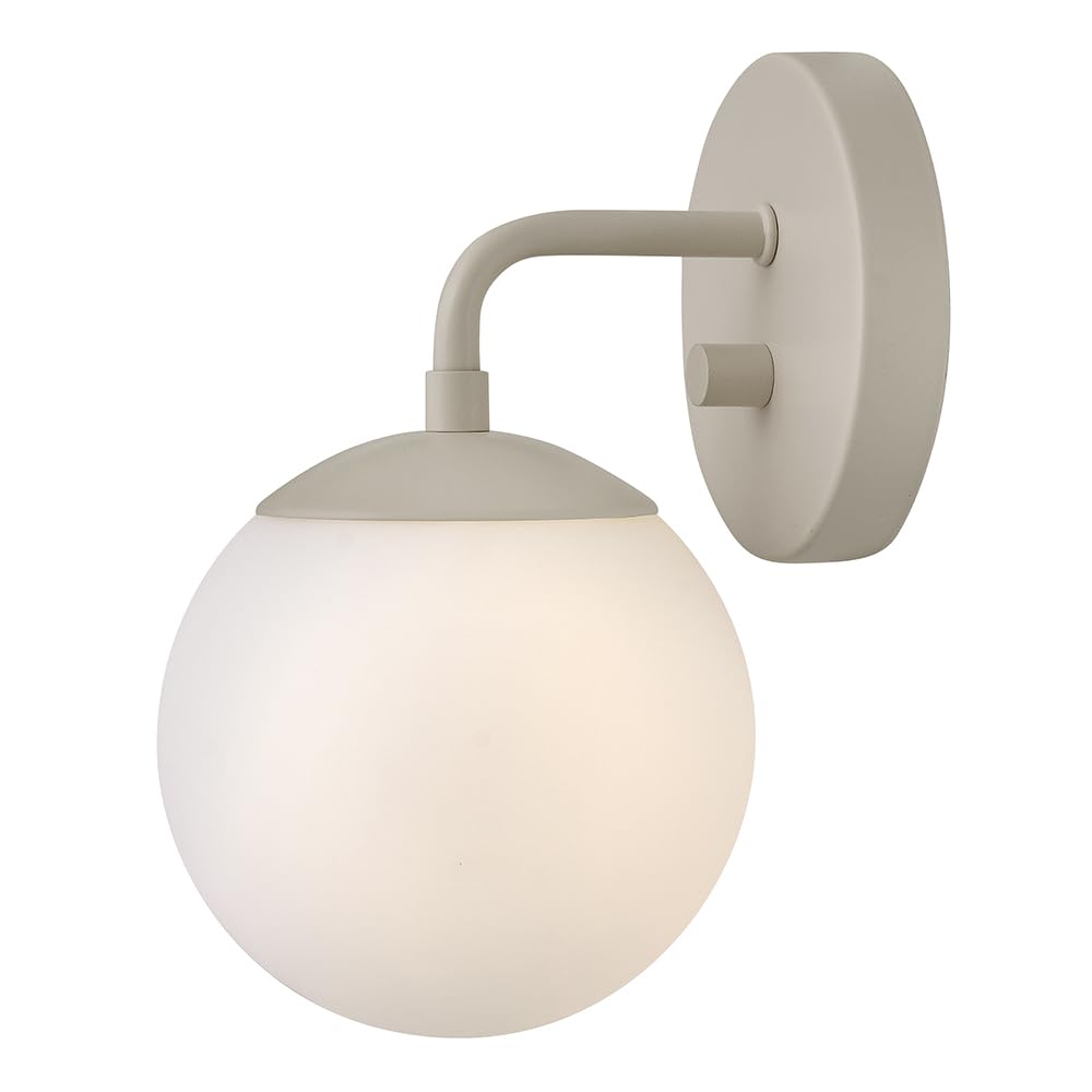 Lark Julep Single Light Sconce, Vanity Light Fixtures with Glass Globe, Modern Dimmable Wall Sconce for Bathroom Bedroom Hallway