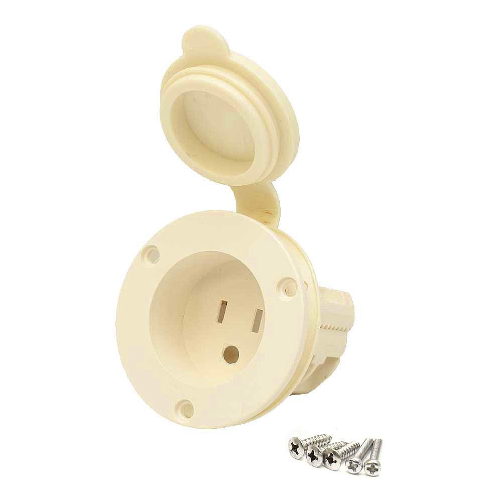 Promariner 51200F Ac Plug Holder White