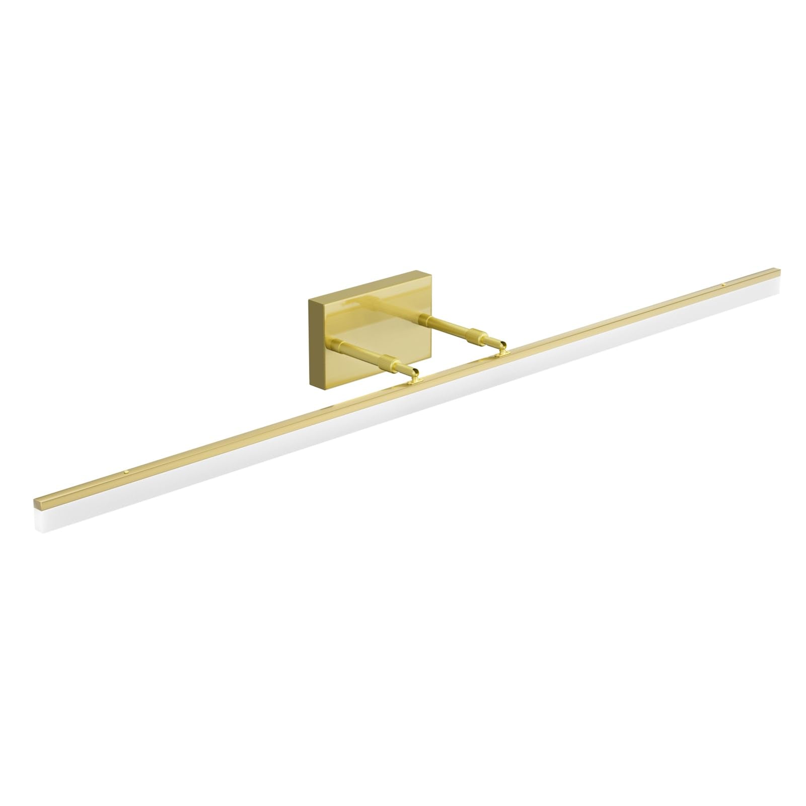 Aipsun 48inch Bathroom Vanity Light Brushed Gold LED Wall Light Adjustable Cool White 6000K Model 6481