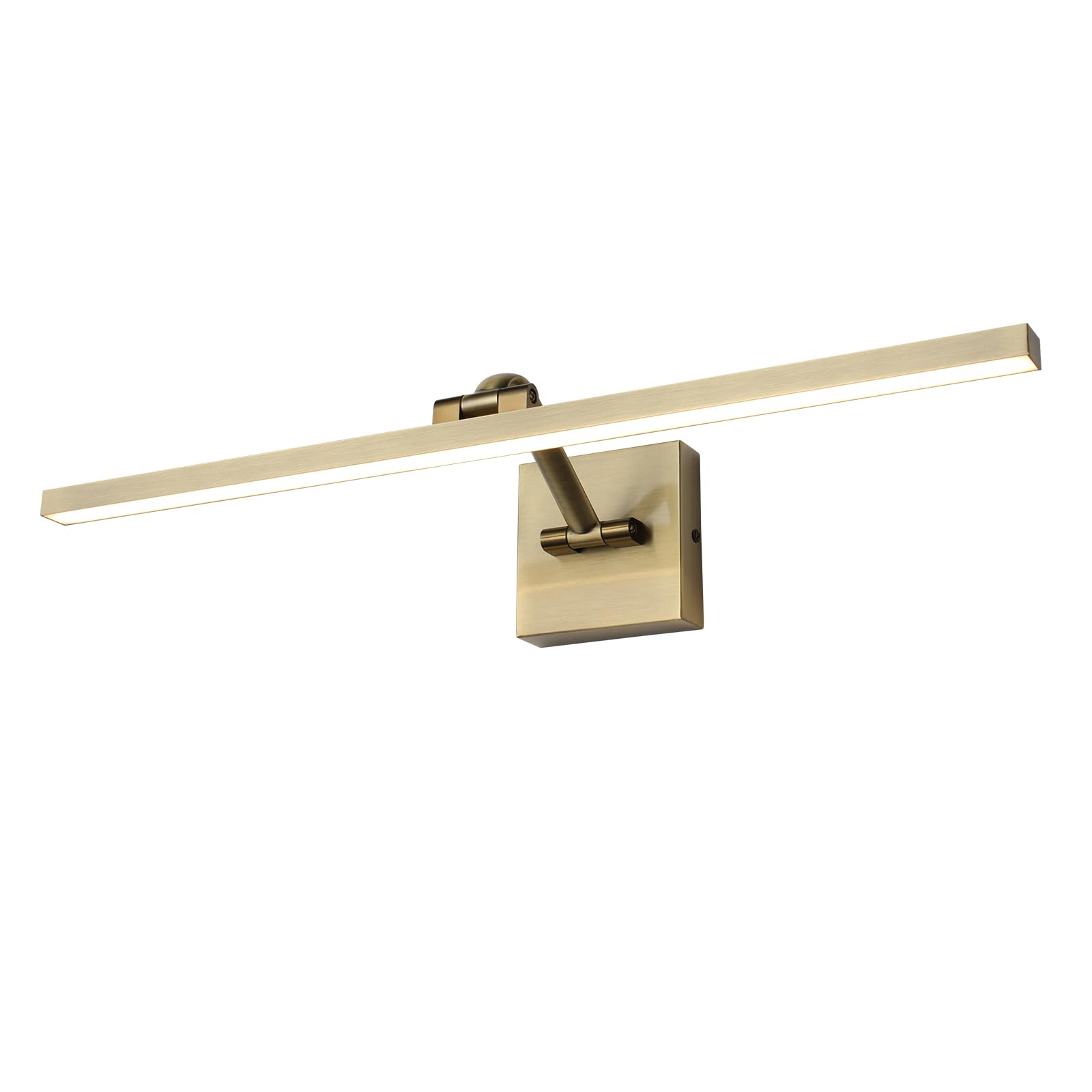 LED Modern Dimmable Picture Lights for Wall 23.62 Inch Hard-Wired Picture Frame Lights for Discomforttings Gallery Light with Adjustable Swing Arm Display Lights For Artwork 14W  Warm White Antique Bronze