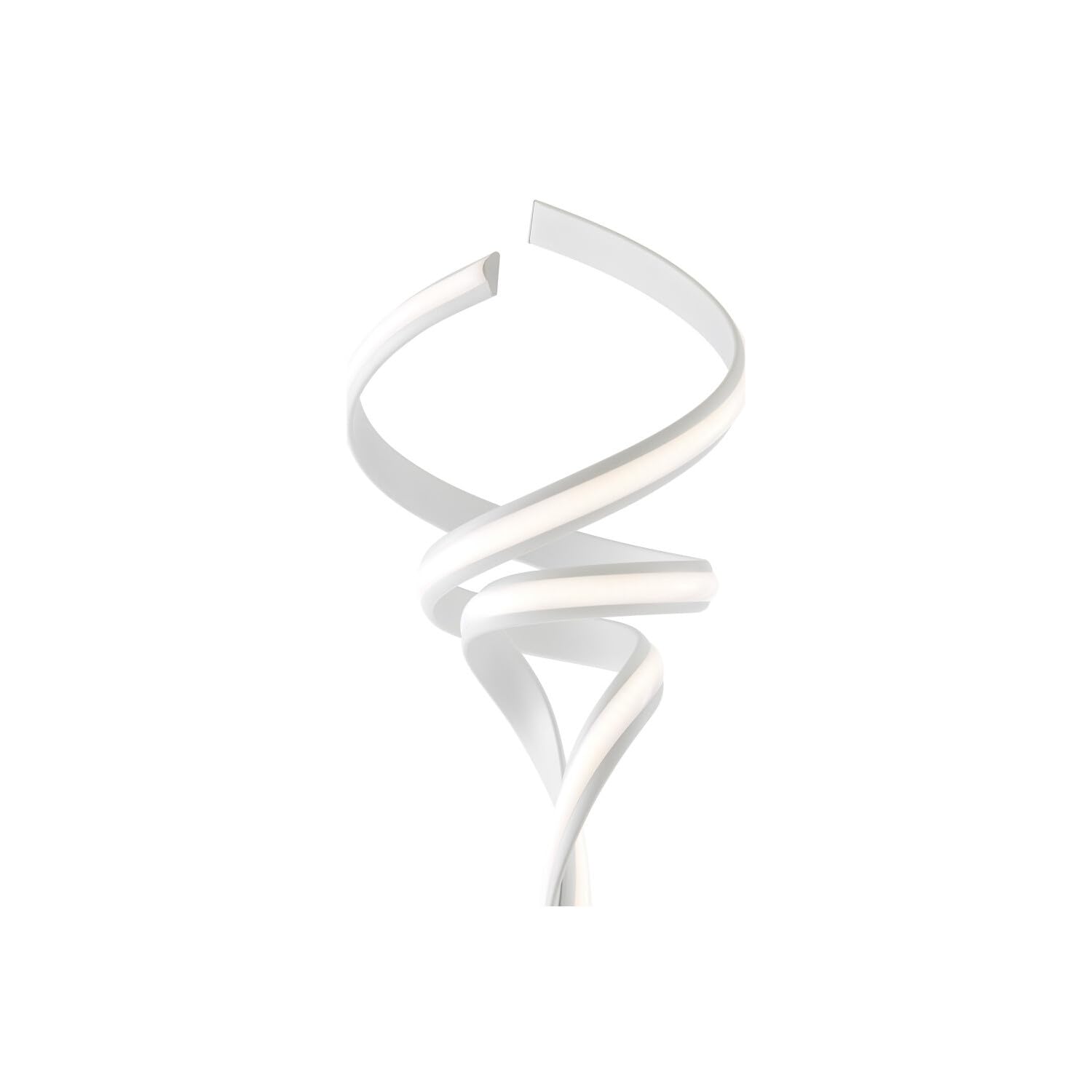 mCasting Silver LED Floor Lamp - 63in Tall, Metal, Model FL-004