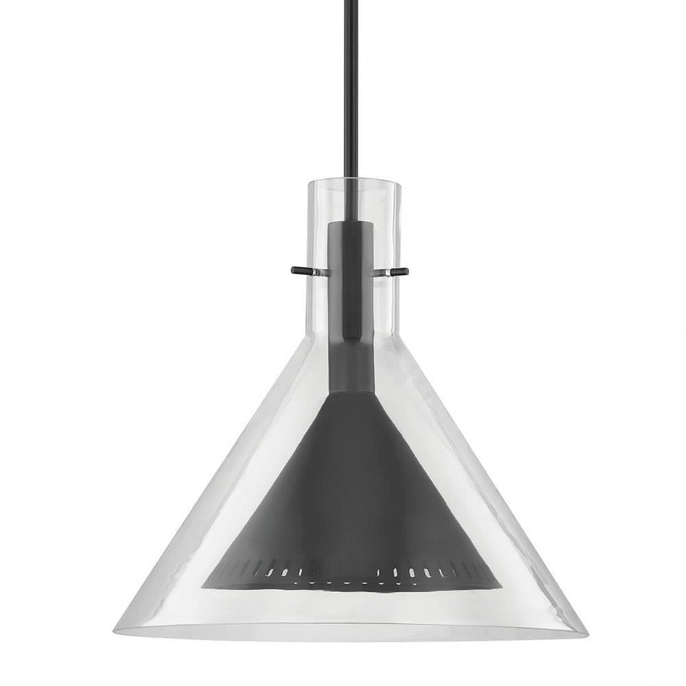 Troy Lighting F7666-SBK Atticus Pendant, Black