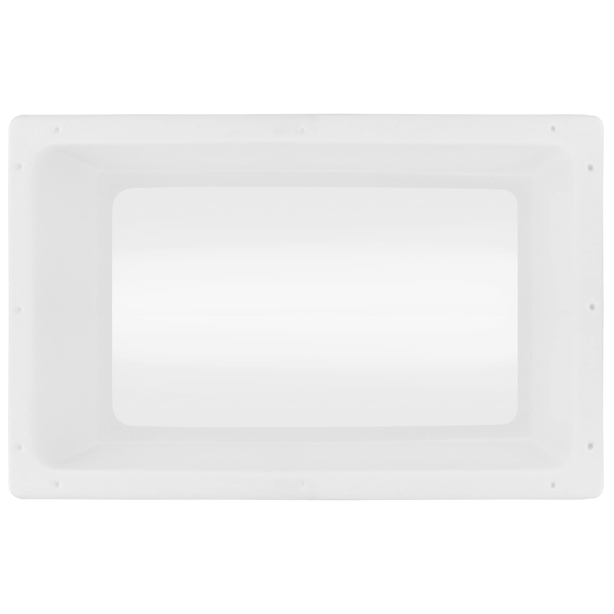 RecPro RV Skylight Inner Dome, Clear Window, 14in x 22in, Model RP-5053, White