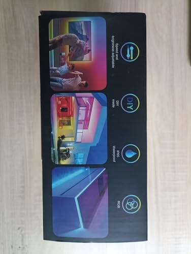 Glpe Led Strip Lights, 16.4Ft Bluetooth Rgbw, Usb Powered, Waterproof, With Smart App & Remote Control For Home Decor