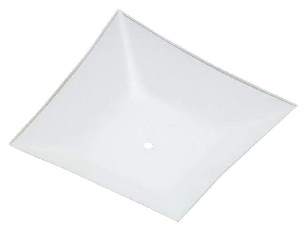 Westinghouse Lighting 81720 Corp 12-Inch Square Glass Diffuser, White