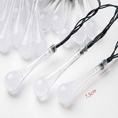 TECHNO E-TAIL 20 LED Decorative String Lights, Waterdrop Shape Diwali Christmas Fairy Lights for Home Decoration (Multicolor)