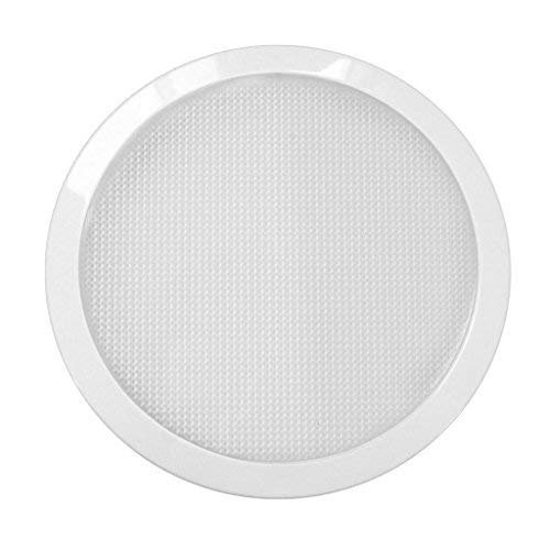 Dream Lighting RV Light - 12 Volt LED Ceiling Light, 800 Lumens, 8.5 Inch, Warm White 3000K, Surface Mount, Model 616905W, Aluminum
