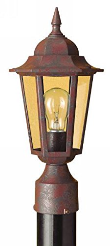 Cal Lighting OL-154WD-AB Transitional Table Lamp, 100W, Brass Antique Finish, Copper Metal, 8in x 16.5in x 7.5in