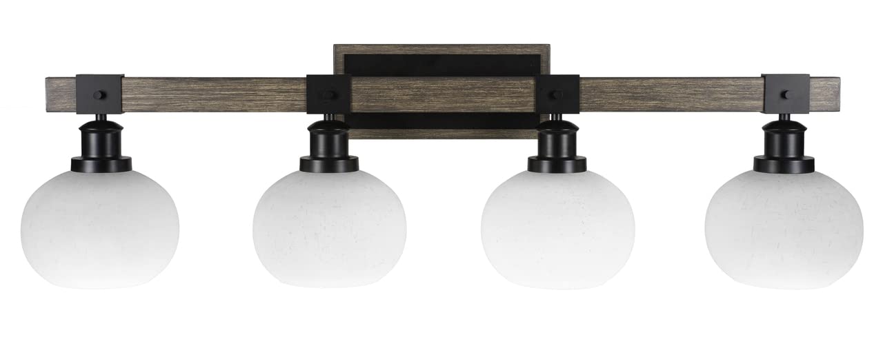 Tacoma Toltec Lighting 1844-Mbdw-212 4 Light Bath Bar-10.5 Inches Tall And Inches Wide