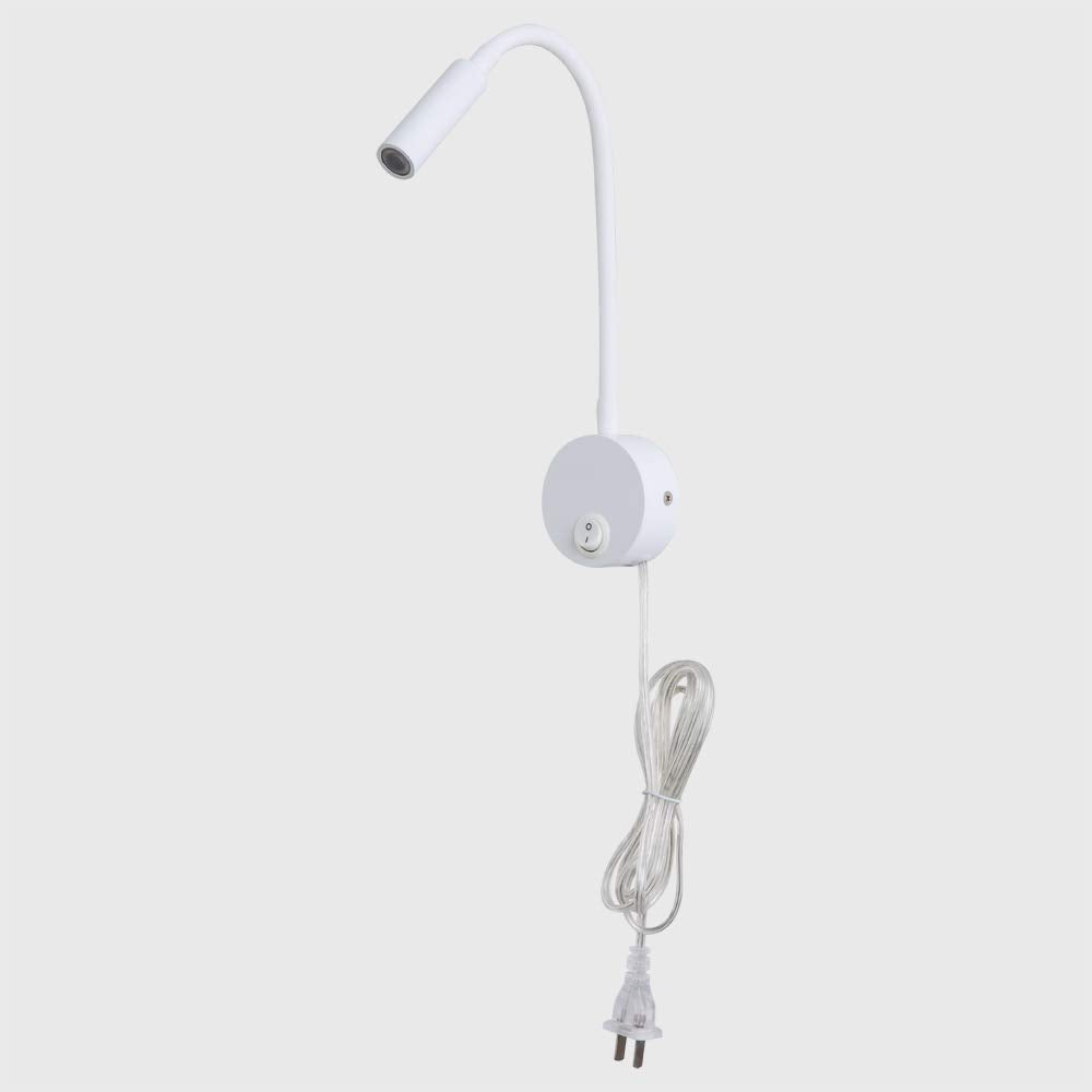 Agese 3W Warm White Wall Sconces Light Lamp With Rocker Switch For Reading In Bed