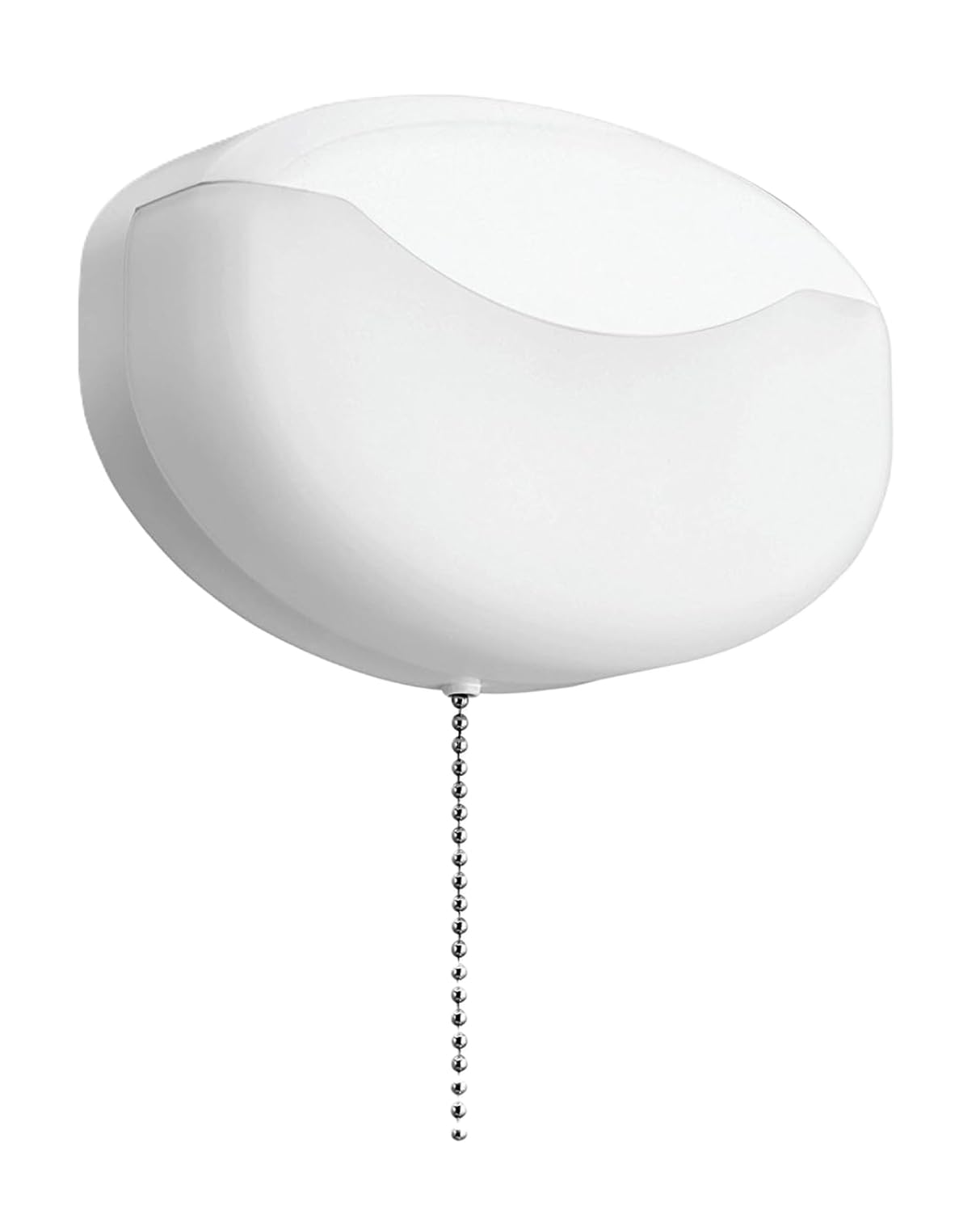 Lithonia Lighting FMMCL 840 S1 M4 4000K LED Flush Mount Closet Light with Pull Chain, White, 7"