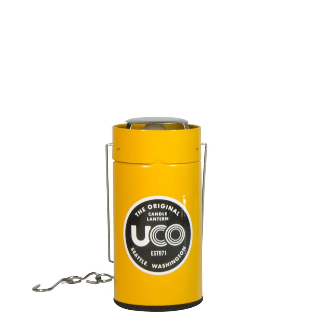 UCO 24356 Candle Lantern, Outdoor, Camping, Yellow