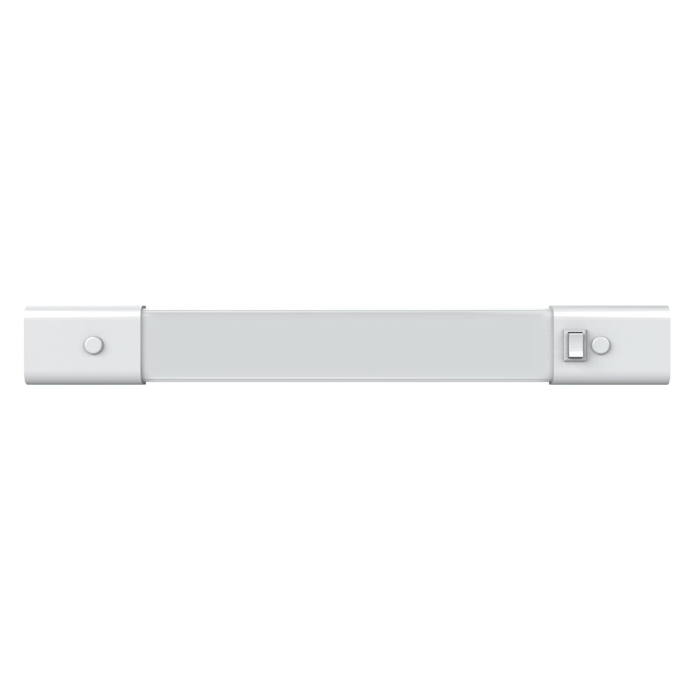 Ge Led Undercabinet Light Fixture, Linkable Integrated Plug-In Light Fixture, Daylight, 12In (1 Pack)