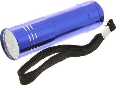 Nippon Labs Flm-3078Bl 9 Led Flashlight 3.25-Inch, Blue