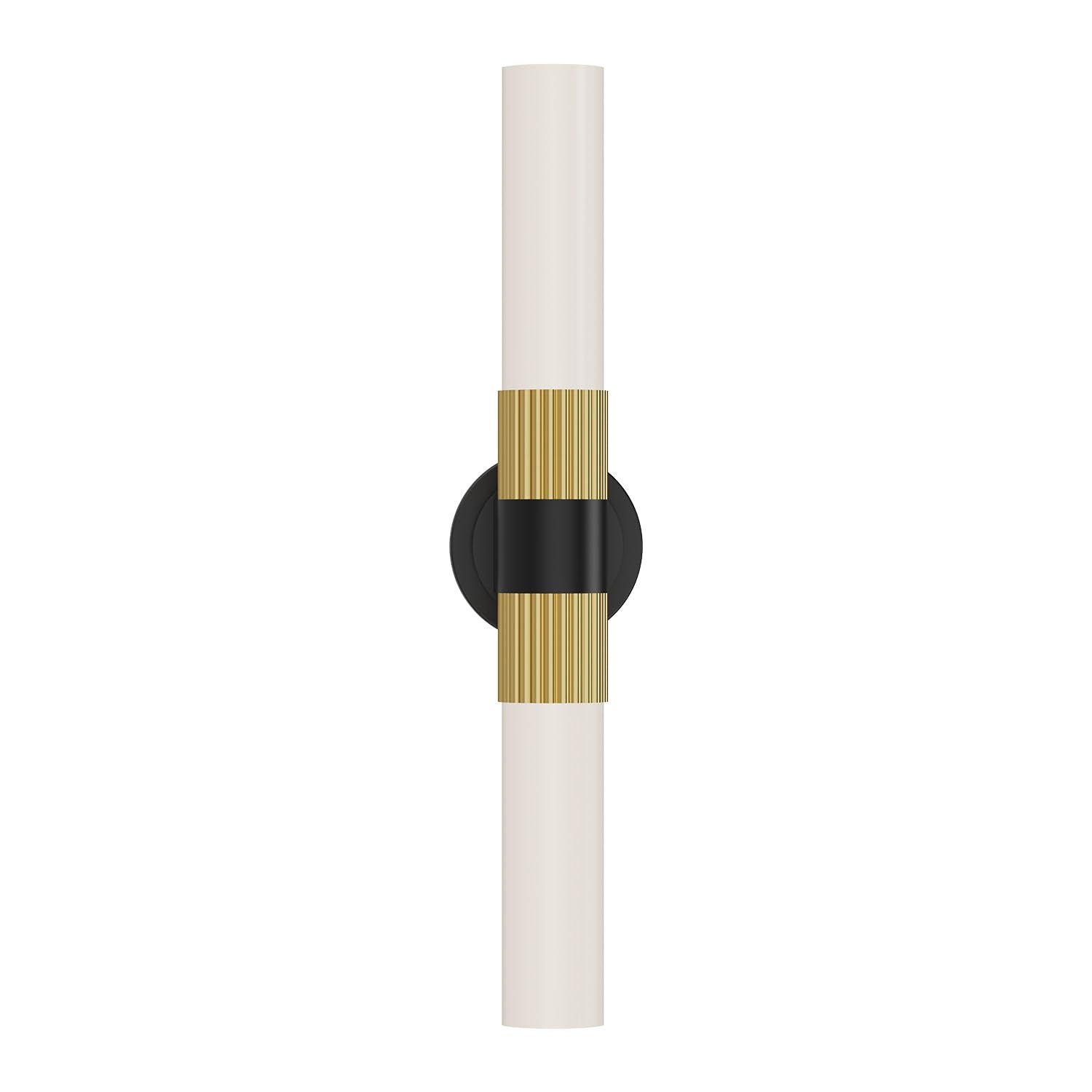 Rue 22-in Matte Black/Brushed Gold 2 Lights Vanity