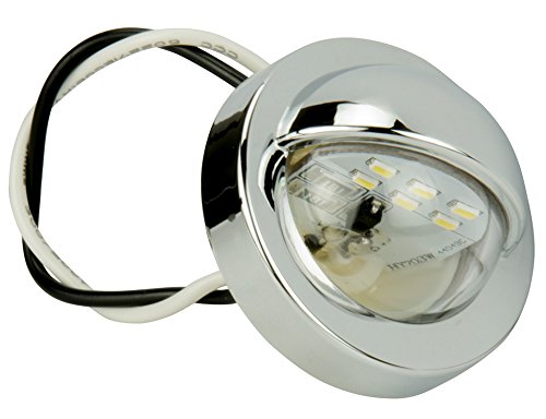 Blazer B165 Led Round Snap-In License/Utility Light, 1 Pack