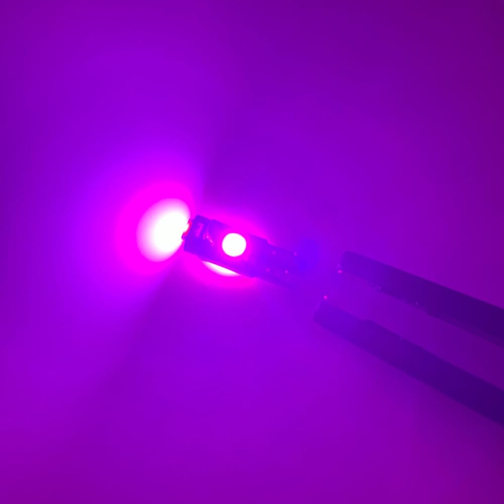 Blyilyb 10-Pack Pink T5 2721 37 74 Wedge Led Bulb Pc74 Twist Sockets Replacement Dash Dashboard Lights Instrument Panel Cluster