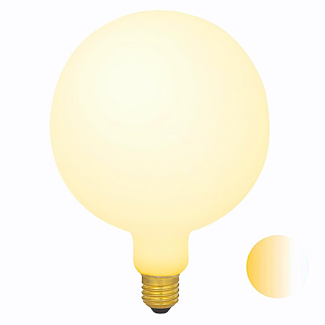 Liii&Artman Led Large Globe Oversized Bulb D5.9' G47/ G150 7W=60W E26 Dim To Warm 2000K-2800K High Color Accuracy Cri95 Flick-Fr