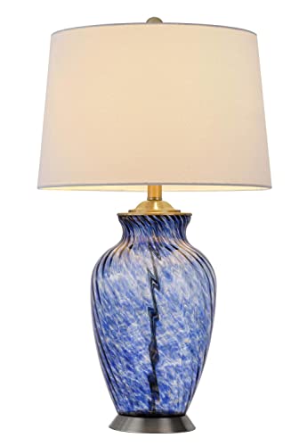 Cal Lighting Bo-2995Tb Table Lamp, Sky Blue