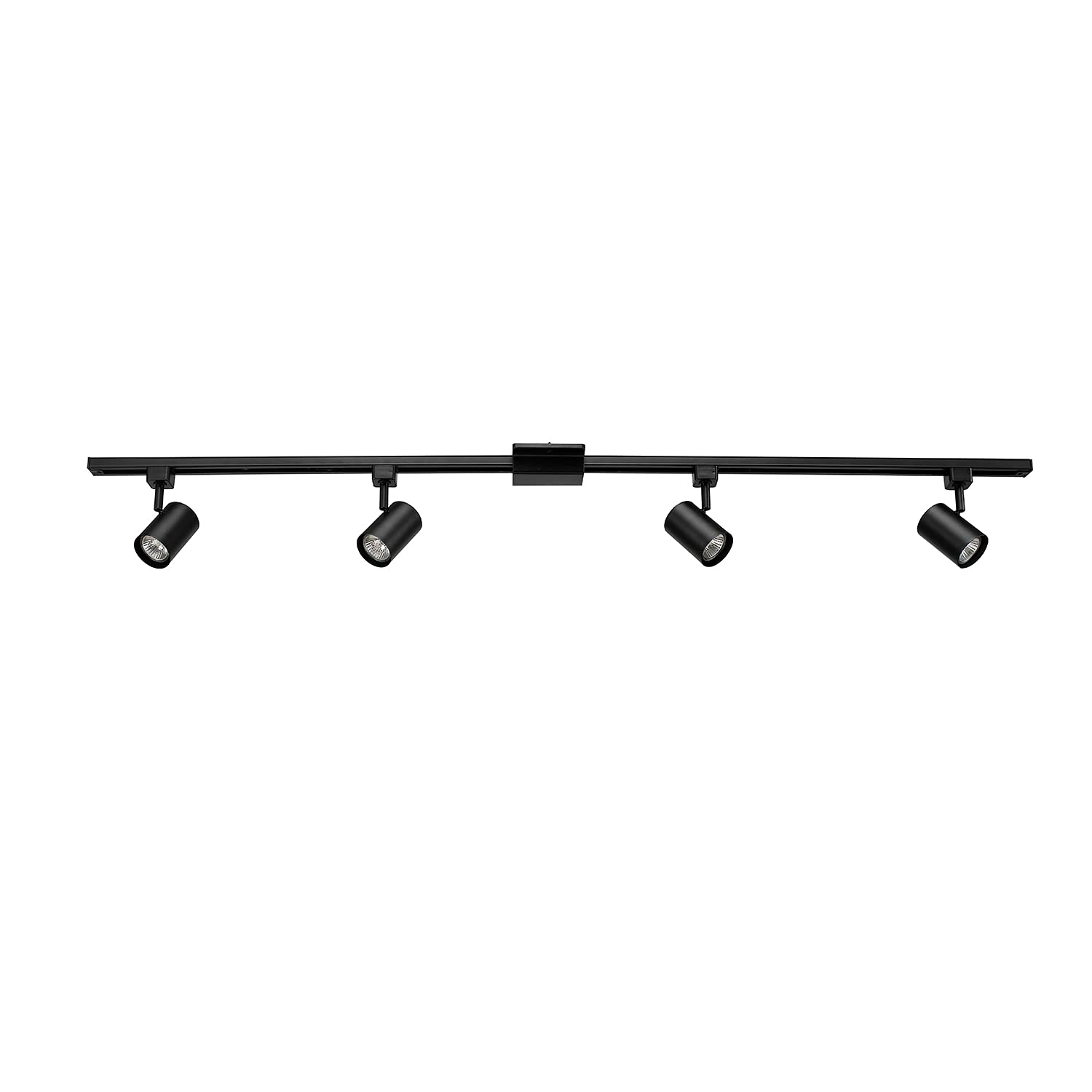 Globe Electric 59738 Tribeca 4-Light Track Lighting Kit, 56", Matte Black, Metal, Bulb Not Included