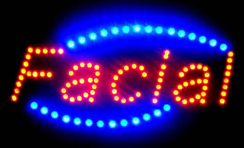 E-ONSALE LED Neon Light Sign for Business, Facial LB235