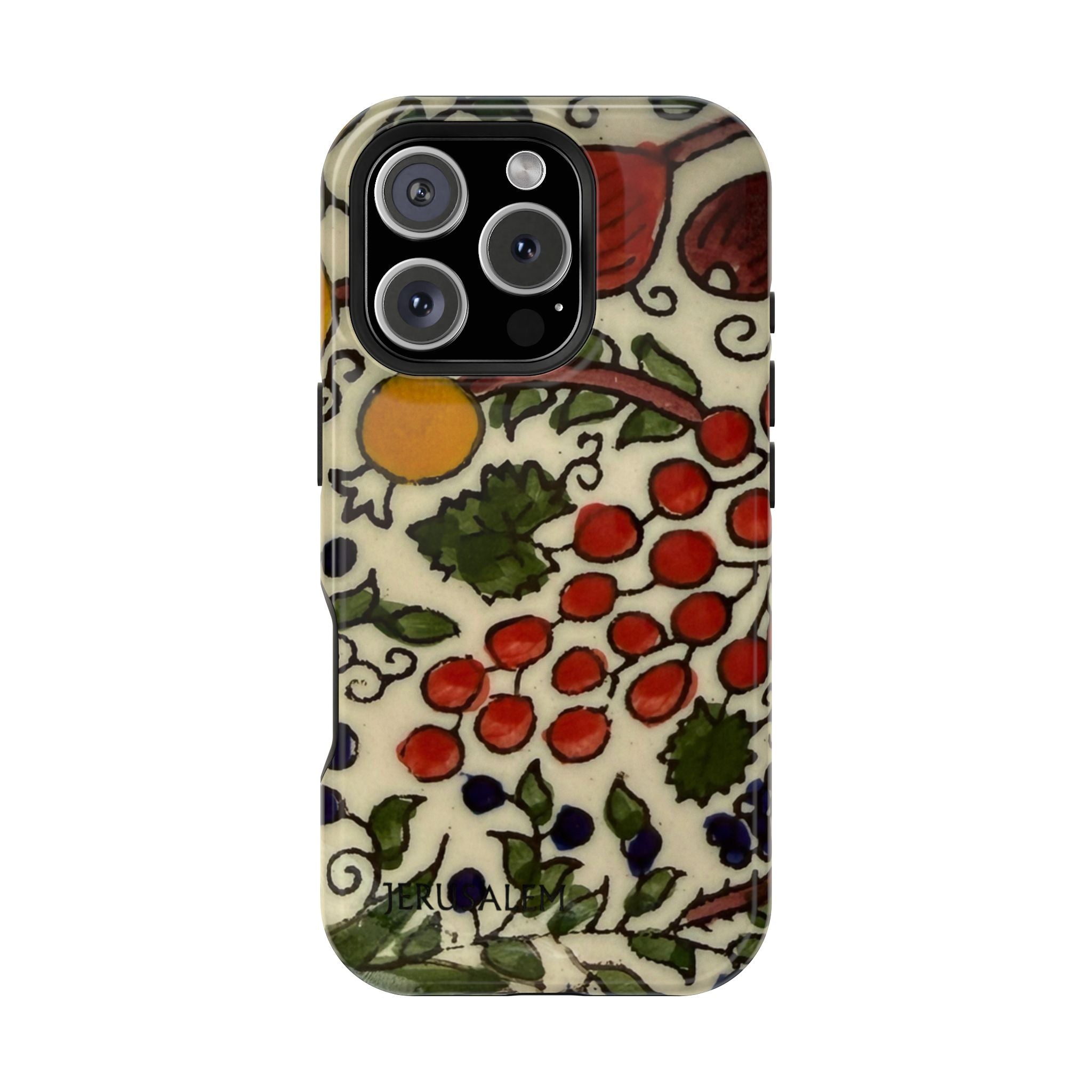 Jerusalem City Fruits Design Iphone Magnetic Tough Case