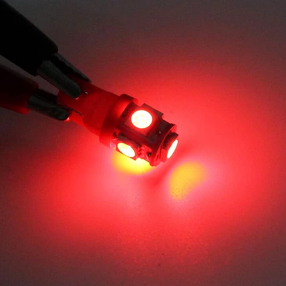 Blyilyb Mix Color Replacement Stock # 194 T10 168 2825 W5W 175 158 W5W Bulb 5050 5 Smd Led Light 12V Car Interior Lighting For Map Dome Lamp Courtesy Trunk License Plate Dashboard Parking Lights