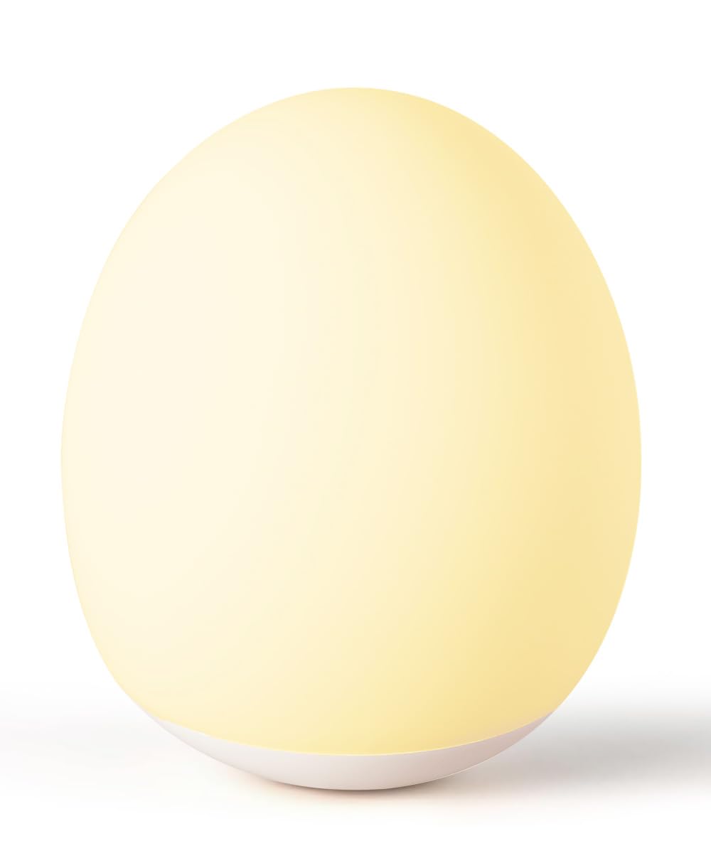 AuroraNiteBeam Night Light for Kids Egg Night Light for Baby Nursery  7 Colors Changing &30-Min Timer Portable Nursery Night Lamp forBaby Nursery & Kids Bedroom BPA Free  Eye Caring  Soft