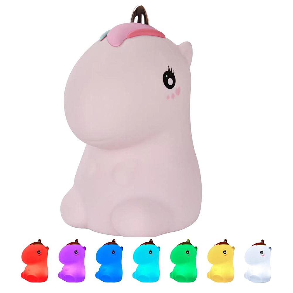 NYRWANA Night Lamp for Bedroom, Cute Lamp, Night Lamp for Kids, Silicone Lamp, Cute Night Lamp, Birthday Gifts, Lamp for Kids, R