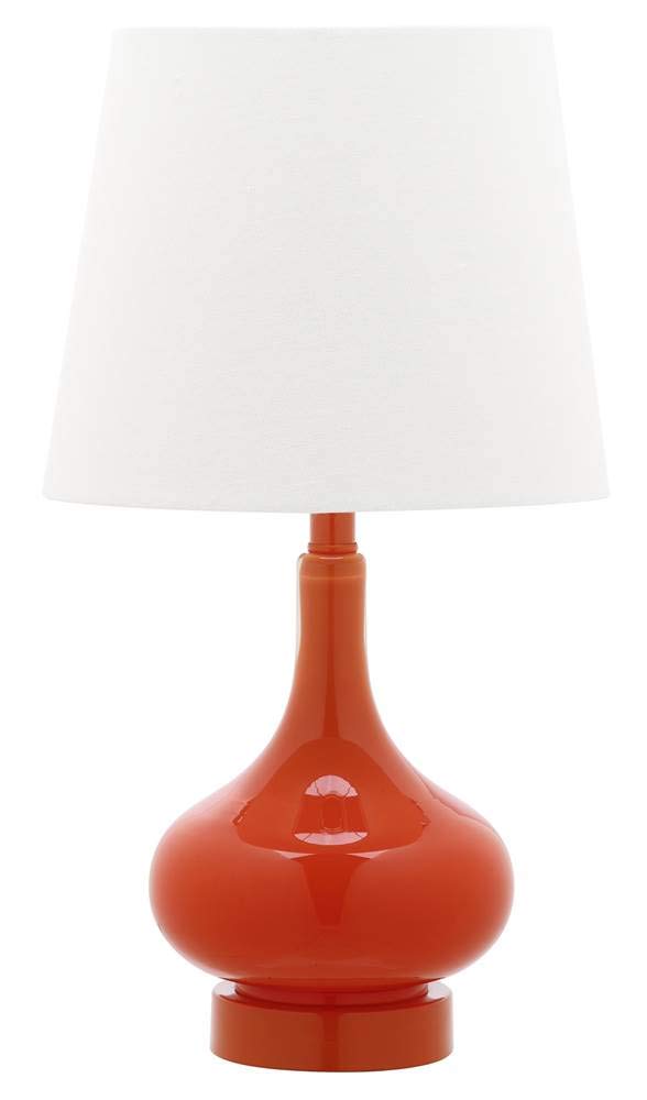 Safavieh Kids Lighting Collection Amy Orange Gourd 18-inch Bedroom Living Room Home Office Desk Nightstand Table Lamp (LED Bulb 