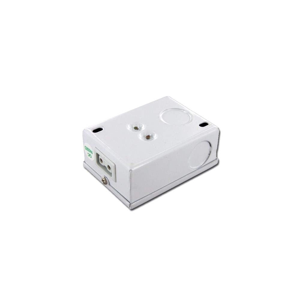 Jesco Lighting SP-BM Metal Hardwire Box, 2.75in Size, Commercial Grade, White Finish