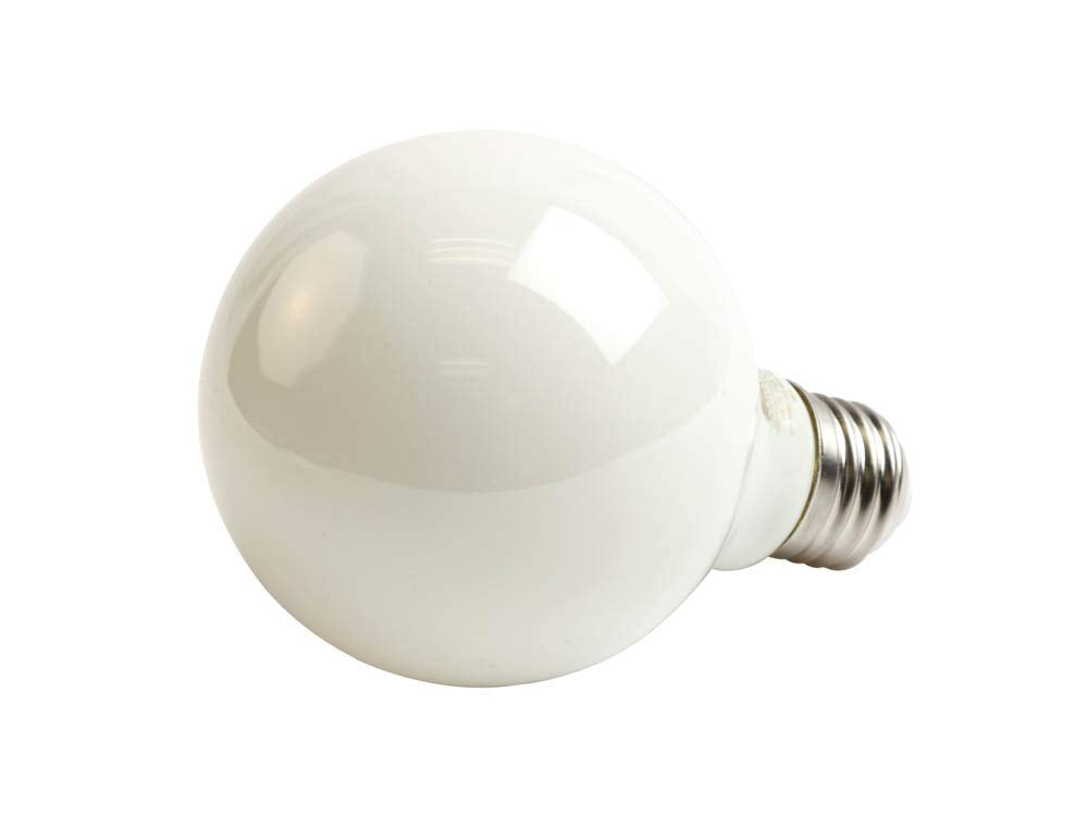 Bulbrite Dimmable 7W G25 Filament LED Bulb, Enclosed/Wet Rated, Warm White Light