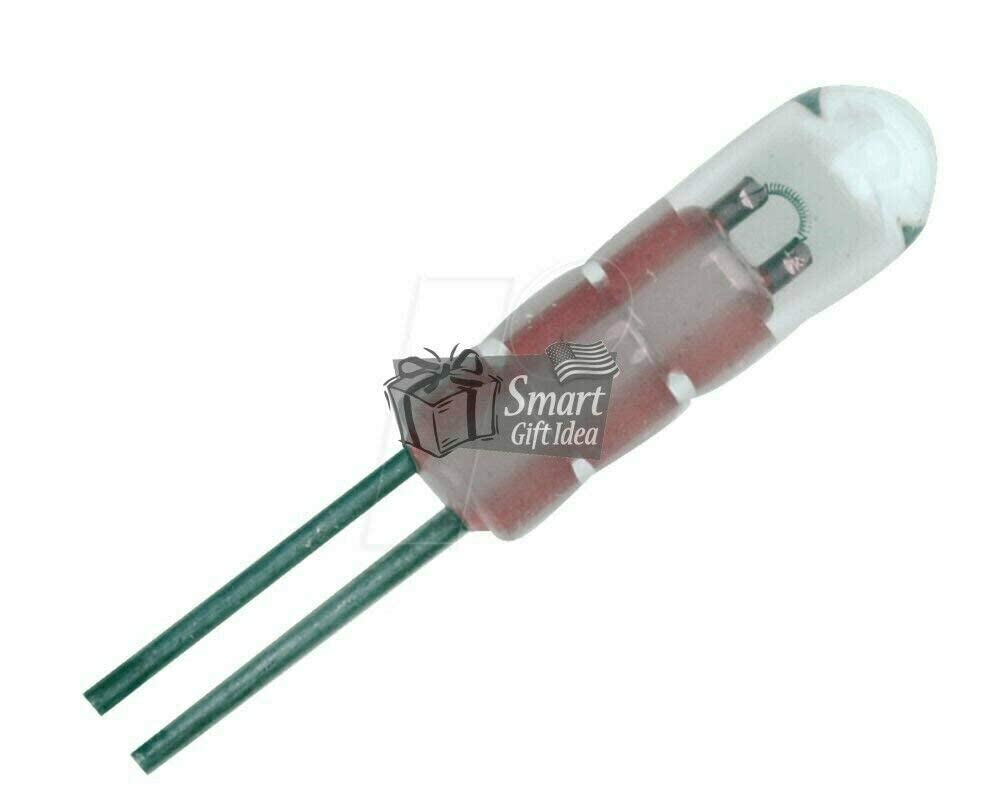 MagLite Replacement Lamps for 2-Cell AA Mini Flashlight, 2-Pack, Glass, Model 107-000-619, Color AA