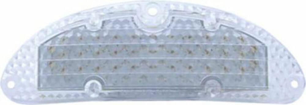 United Pacific Front Led Parking Lights, Clear Lens, Each, Compatible With Chevy Passenger Car 1955