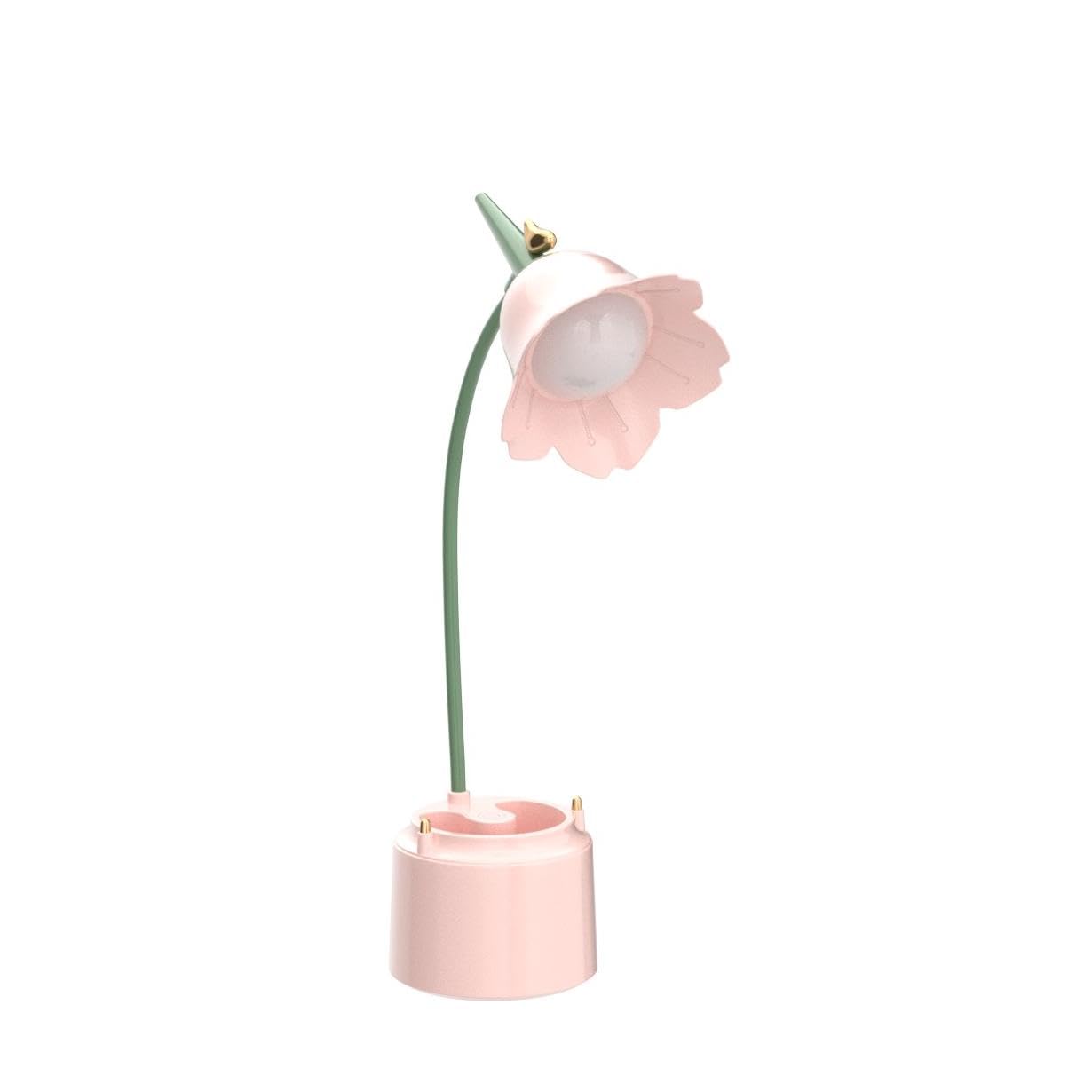 Neporal Rechargeable Kids Lamp, LED Desk Lamp Touch Control Dimming 3 Brightness, 360Flexible Gooseneck Eye-Care Children Studyi