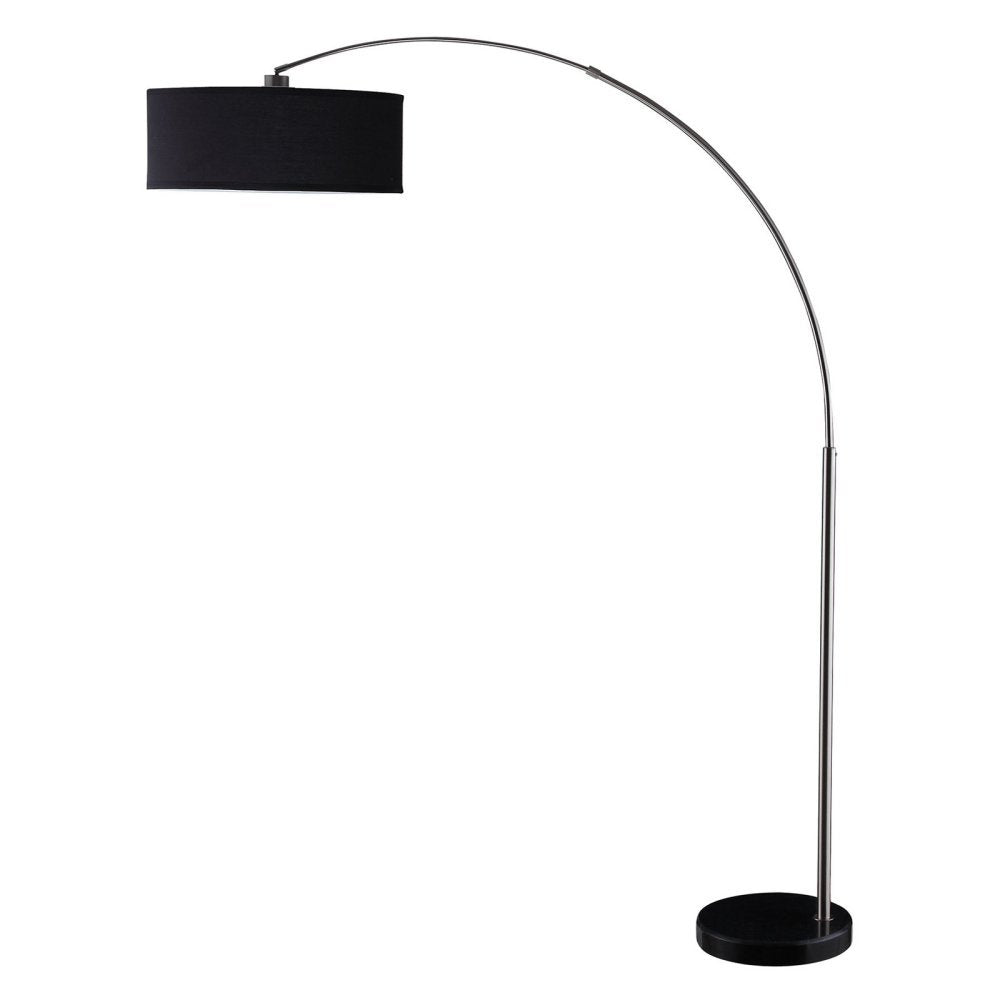 Coaster Home Furnishings Hanging Floor Lamp Black and Chrome, &quot;17&quot;&quot;d x 17&quot;&quot;w x 81&quot;&quot;h&quot; (h)