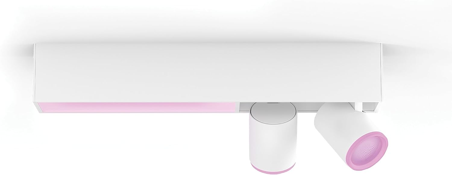 Philips Hue Centris Smart Led Ceiling Spotlight Fixture, White - White And Color Ambiance Color-Changing Light - 2 Lights - Cont