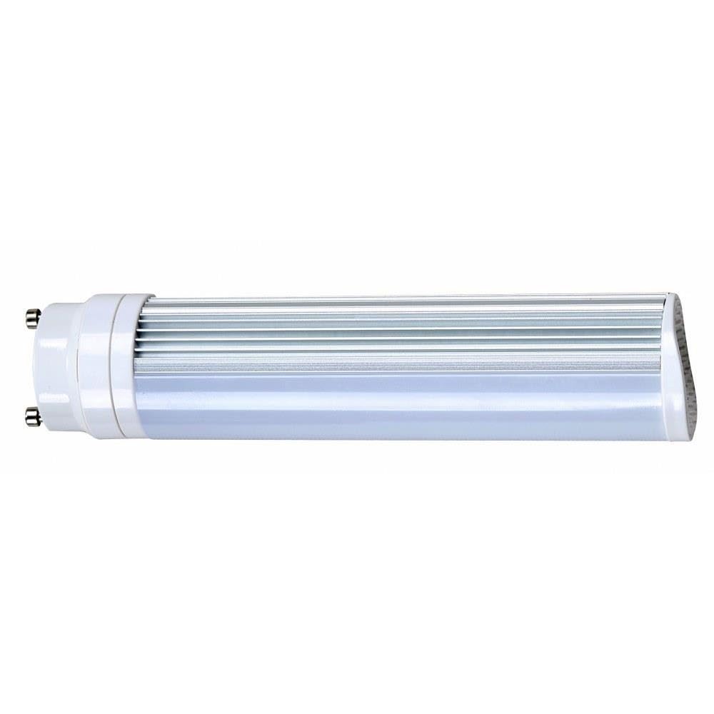 Satco S8745 LED Light Bulb, 8W, GU24 Bi Pin Base, Frosted White, 1 Pack, Glass
